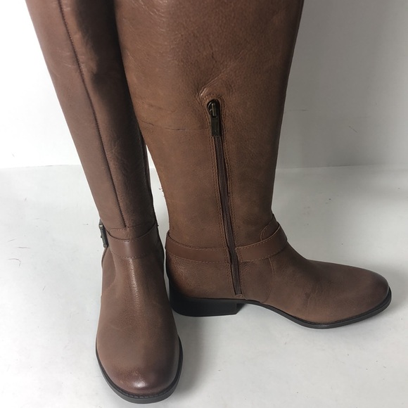 Jessica Simpson Rinne 2 Tall Boots Bourbon New - Picture 2 of 8
